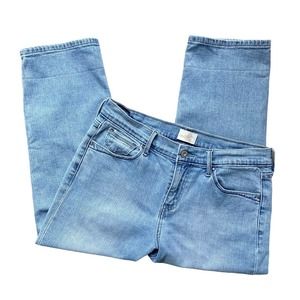 Levi's 515 Mid Rise Straight Leg Capri Jeans Light Wash Size 6